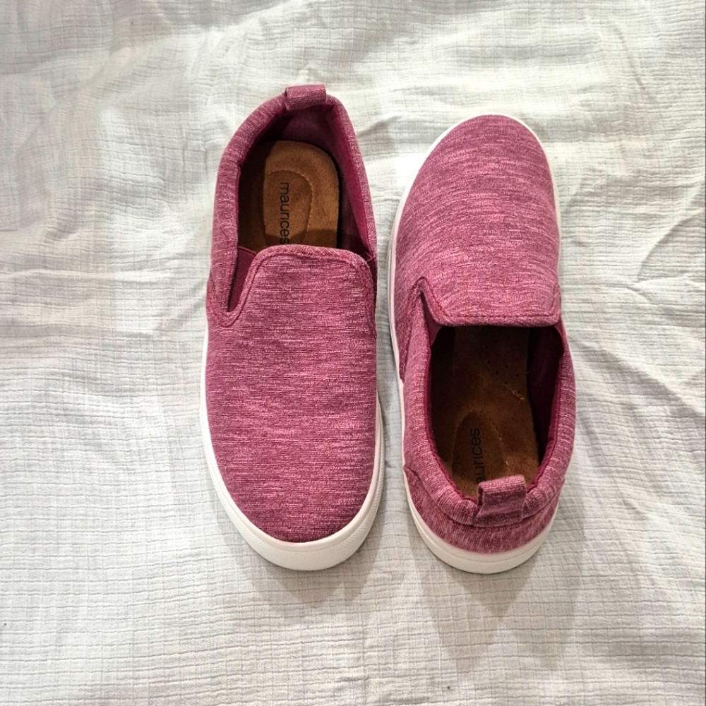 Light Red Slip On Tennis Shoes, Maurices